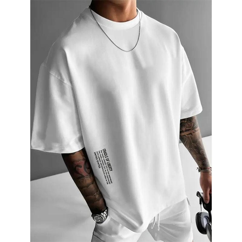 📢📢48% Rabatt!! ⏰Herren Urban Style Loose Fit Kurzarm-Shirt
