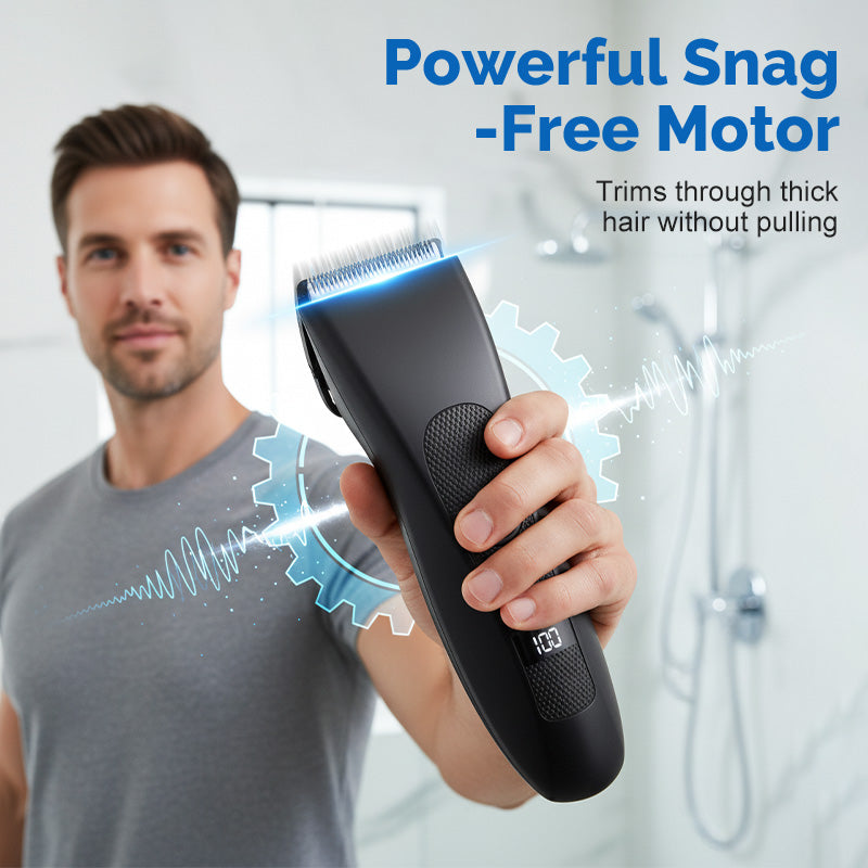 ✂️ LIMITIERT: 50% RABATT! 🔥 Wasserdichter Body-Trimmer für Männer – L-förmige Sicherheitsklinge für Maximale Präzision am ganzen Körper ✨