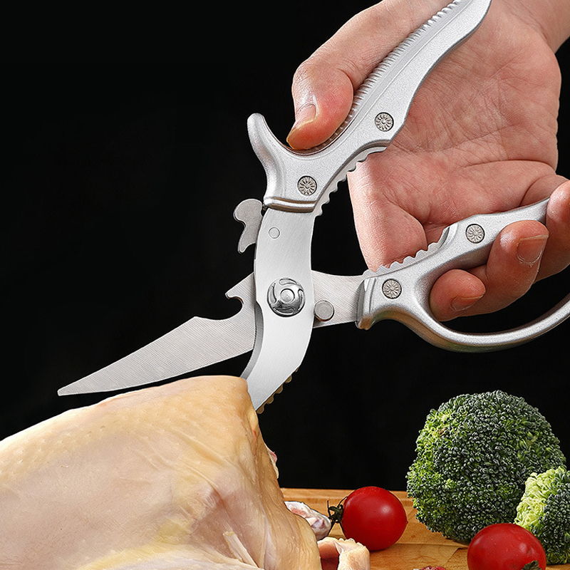 ✂️ LIMITIERT 42% RABATT! ⚡ Robuste Multifunktions-Küchenschere aus Edelstahl – Mit Nussknacker, Flaschenöffner & Sicherheitssperre 🔪