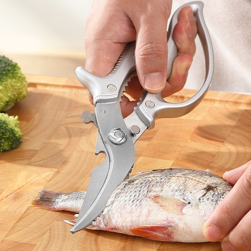 ✂️ LIMITIERT 42% RABATT! ⚡ Robuste Multifunktions-Küchenschere aus Edelstahl – Mit Nussknacker, Flaschenöffner & Sicherheitssperre 🔪