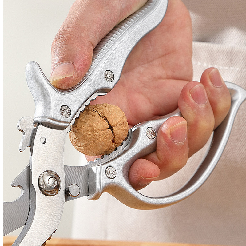 ✂️ LIMITIERT 42% RABATT! ⚡ Robuste Multifunktions-Küchenschere aus Edelstahl – Mit Nussknacker, Flaschenöffner & Sicherheitssperre 🔪