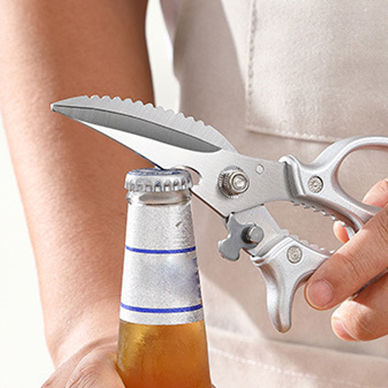 ✂️ LIMITIERT 42% RABATT! ⚡ Robuste Multifunktions-Küchenschere aus Edelstahl – Mit Nussknacker, Flaschenöffner & Sicherheitssperre 🔪