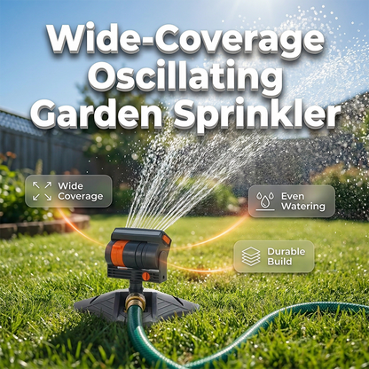 💦✨ Gartenregner mit großer Reichweite & automatischer Rotation – 50% Rabatt! Für eine gleichmäßige Bewässerung von Rasen, Beeten & Hecken 🌱