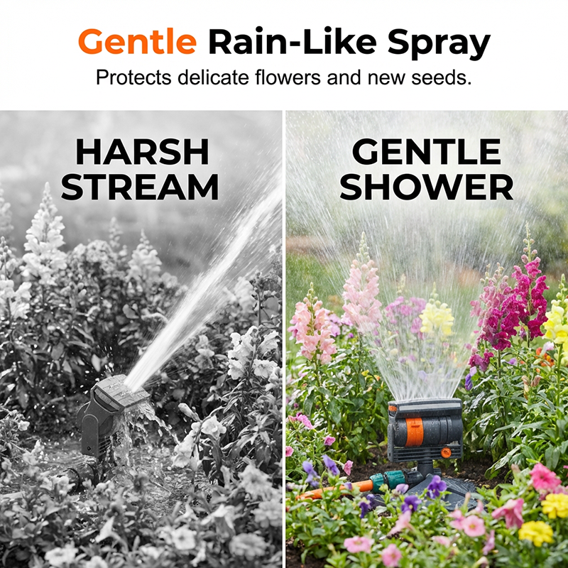 💦✨ Gartenregner mit großer Reichweite & automatischer Rotation – 50% Rabatt! Für eine gleichmäßige Bewässerung von Rasen, Beeten & Hecken 🌱