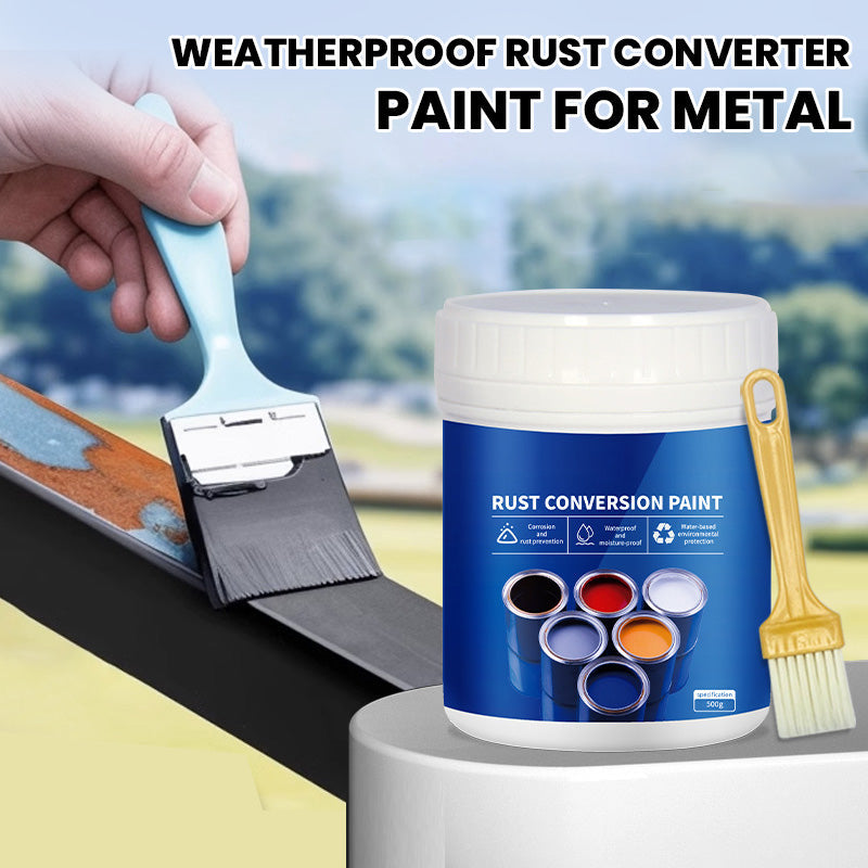 🎨🔧 50% RABATT! Wetterfeste Rostumwandlerfarbe für Metall – In verschiedenen Farben erhältlich ✈️ Ab zwei Artikeln versandkostenfrei