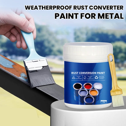 🎨🔧 50% RABATT! Wetterfeste Rostumwandlerfarbe für Metall – In verschiedenen Farben erhältlich ✈️ Ab zwei Artikeln versandkostenfrei