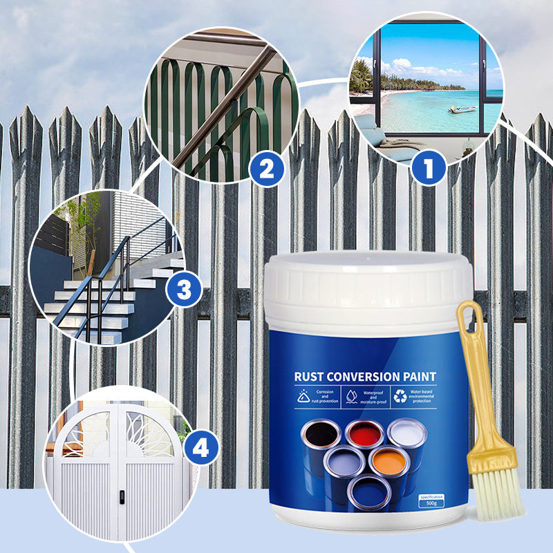 🎨🔧 50% RABATT! Wetterfeste Rostumwandlerfarbe für Metall – In verschiedenen Farben erhältlich ✈️ Ab zwei Artikeln versandkostenfrei