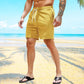 🔥42% RABATT für kurze Zeit🔥Herren Freizeit Einfache Atmungsaktive Rippsam-Kurzvelours Shorts