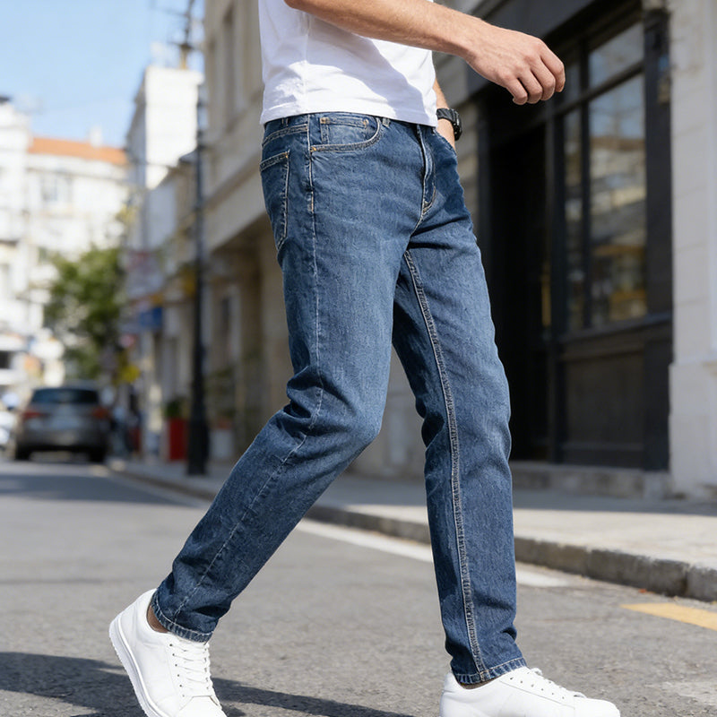 🎉 LIMITIERTES ANGEBOT: 50% RABATT! 🔥 Klassische Stretch-Jeans für Herren – Slim-Fit, ultimativer Komfort & strapazierfähig 👖