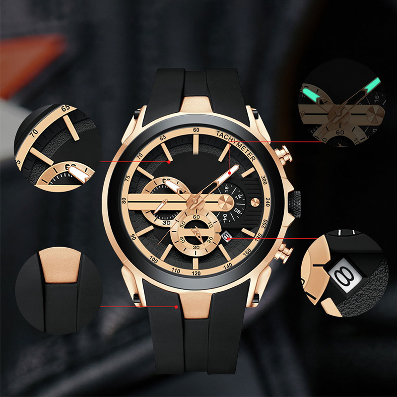 ⌚💡 50% RABATT! Sportuhr mit leuchtendem Silikonarmband – Wasserdicht, leicht & perfekt für Sport & Alltag ✨