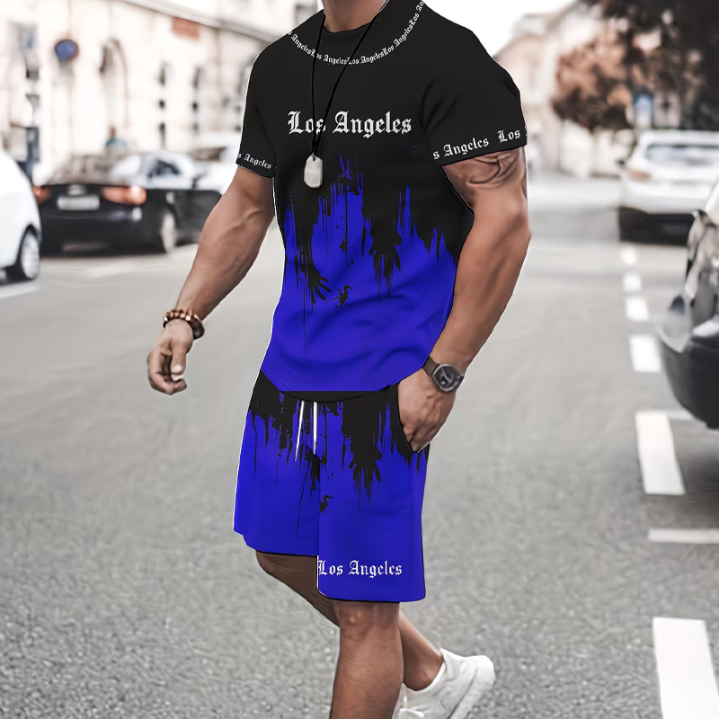 ✨ NUR JETZT: -50% 👕 Herren Grafik-Set ☀️ weich, luftig & auffällig modernes Design 🔥 Sommer Must-have 💫