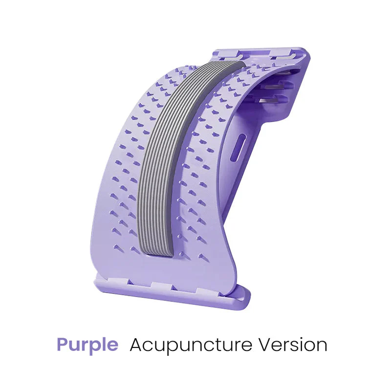 🥳🔥Lendenwirbel-Stretcher mit Magnetfeldtherapie & Akupunkturmassage – 3-in-1 Rückenstütze gegen Verspannungen