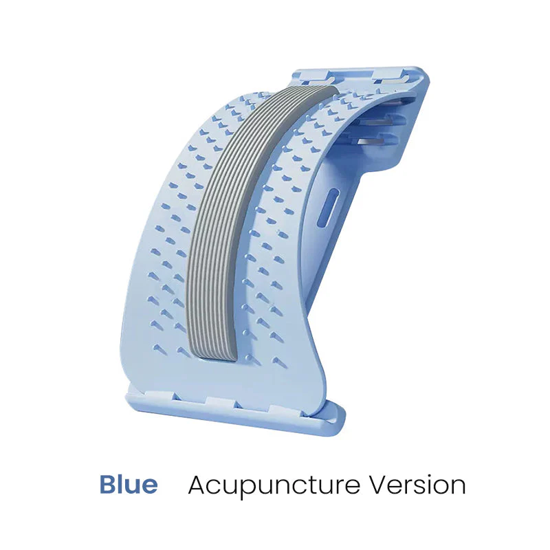 🥳🔥Lendenwirbel-Stretcher mit Magnetfeldtherapie & Akupunkturmassage – 3-in-1 Rückenstütze gegen Verspannungen