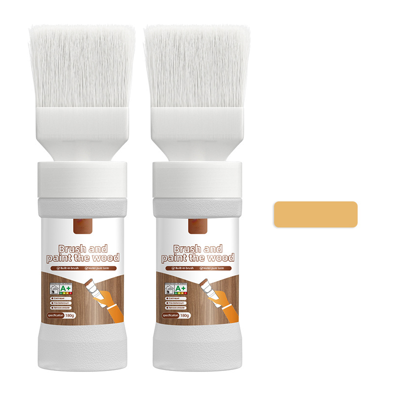 🖌️ 50% RABATT! 🔧 2-in-1 Holzrenovierungs-Pinsel – Repariert Kratzer, Deckt Abnutzung Ab & Ideal Für Möbel, Fußböden & Holzarbeiten 🪑