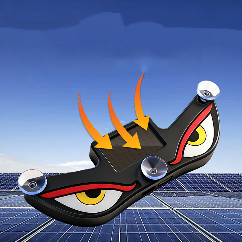 💥 50% RABATT! 🔋 Solar-LED Warnlicht „Teufelsaugen“ – Wetterfest, 4 Modi, Solarbetrieben 🚗