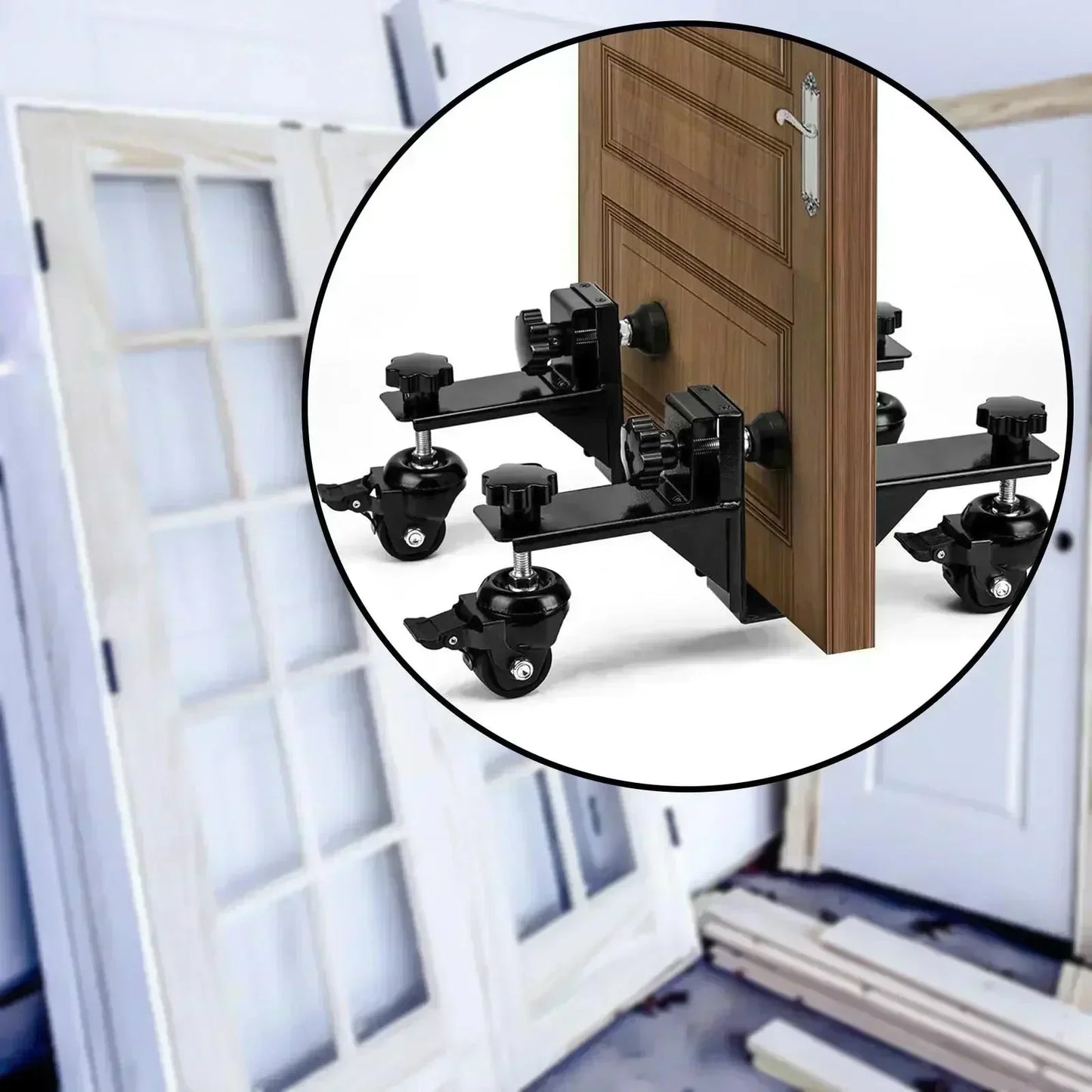 🔧 50% RABATT! 🚪 Tür-Montage-Tool – Schnell, einfach & präzise – Ideal für Heimwerker und Profis – spart Zeit bei der Montage von Türbändern, Schlössern & Beschlägen 🛠️✨📐