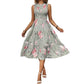 👗🌸 50% RABATT! Ärmelloses Freizeitkleid mit Blumenmuster für Damen – Leicht, lässig & perfekt für den Sommer 🌼