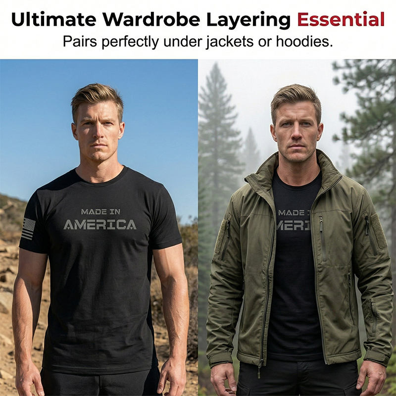 👕 50% RABATT! 🏃 Herren Rundhals-T-Shirt Athletic Fit – Atmungsaktive Baumwolle, Bewegungsfreiheit & Feuchtigkeitsableitung Für Optimalen Komfort ✨
