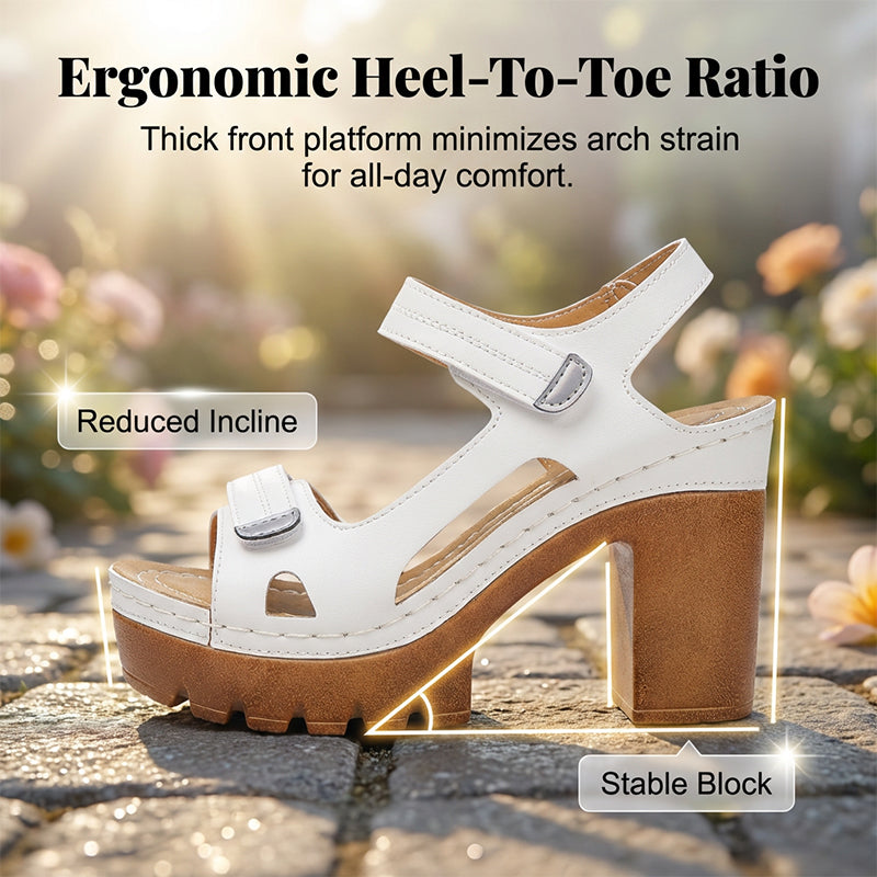 👡 LIMITIERTES ANGEBOT: 50% RABATT! ☀️ Plateausandalen für Frauen – Voll Verstellbar, Antirutsch & Wolkenweicher Komfort 💃