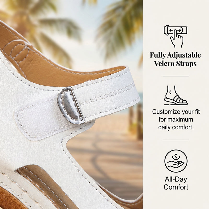 👡 LIMITIERTES ANGEBOT: 50% RABATT! ☀️ Plateausandalen für Frauen – Voll Verstellbar, Antirutsch & Wolkenweicher Komfort 💃