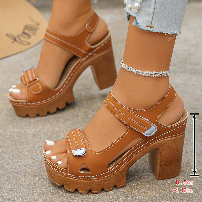 👡 LIMITIERTES ANGEBOT: 50% RABATT! ☀️ Plateausandalen für Frauen – Voll Verstellbar, Antirutsch & Wolkenweicher Komfort 💃