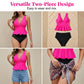 👙✨ 50% RABATT! Damen-Tankini-Set mit Peplum-Schnitt und passendem Unterteil – Figurbetonend, feminin & perfekt für Pool und Strand 🏖️