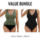 👙✨ 50% RABATT! Damen-Tankini-Set mit Peplum-Schnitt und passendem Unterteil – Figurbetonend, feminin & perfekt für Pool und Strand 🏖️
