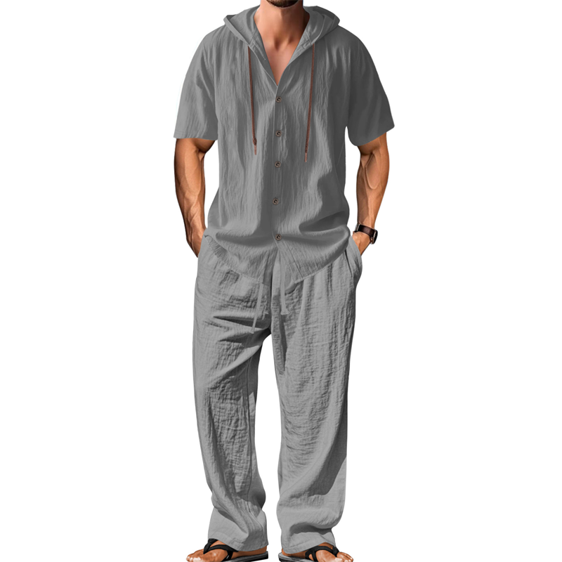 👕🔥 BEFRISTETES ANGEBOT! Freizeit-Set für Herren: Kapuzenshirt & Hose – Bequem, lässig & perfekt für Alltag, Freizeit & entspannte Tage ✨v