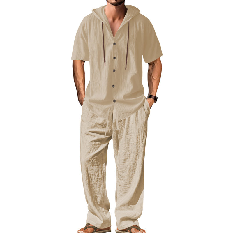👕🔥 BEFRISTETES ANGEBOT! Freizeit-Set für Herren: Kapuzenshirt & Hose – Bequem, lässig & perfekt für Alltag, Freizeit & entspannte Tage ✨v