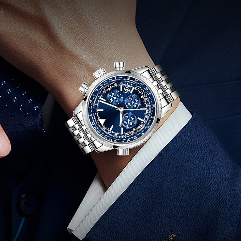 ⌚️Premium-Stil, unschlagbarer Preis💰: Der Klassische Business-Chronograph