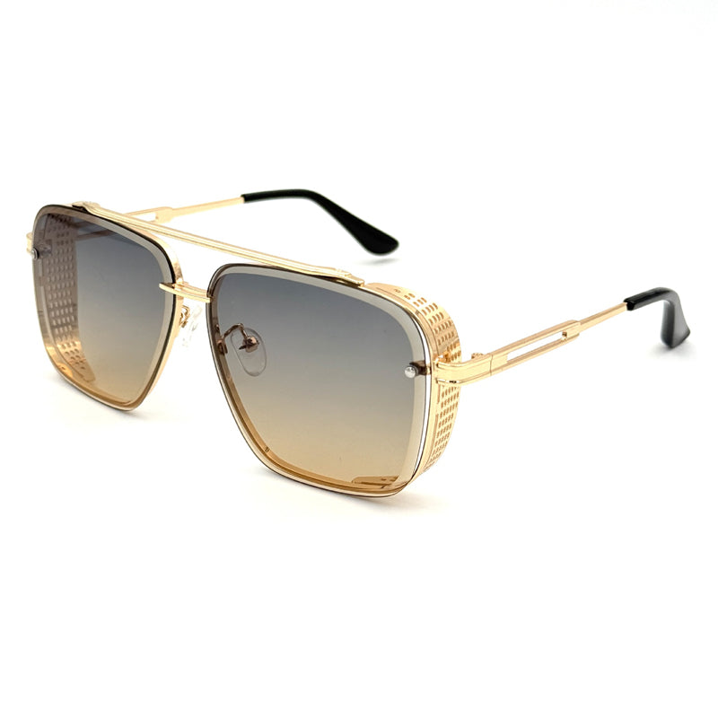 📢📢 50 % RABATT !! ⏰Steampunk-Sonnenbrille mit eckigem Rahmen