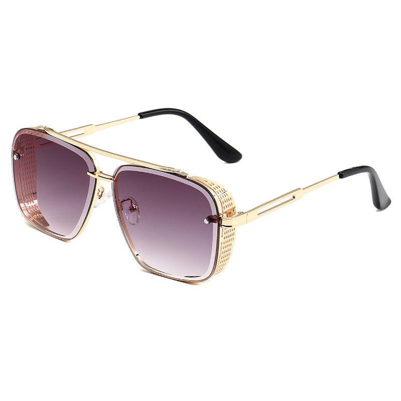 📢📢 50 % RABATT !! ⏰Steampunk-Sonnenbrille mit eckigem Rahmen