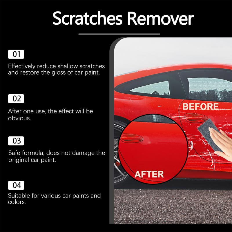 🚘 2 + 1 Gratis 🔥Autokratzer-Entferner-Wachs mit Nanotuch