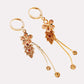 👂💎 50% RABATT! Ohrringe mit synthetischen Diamanten und floralen Quasten – Funkelexzess & romantischer Boho-Charme ✨