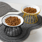 🐱 50% RABATT! 🥣 Erhöhter Keramik-Katzennapf mit Eisenständer – Schont Die Haltung, Rutschfest & Ideal Für Trocken- & Nassfutter 🐈