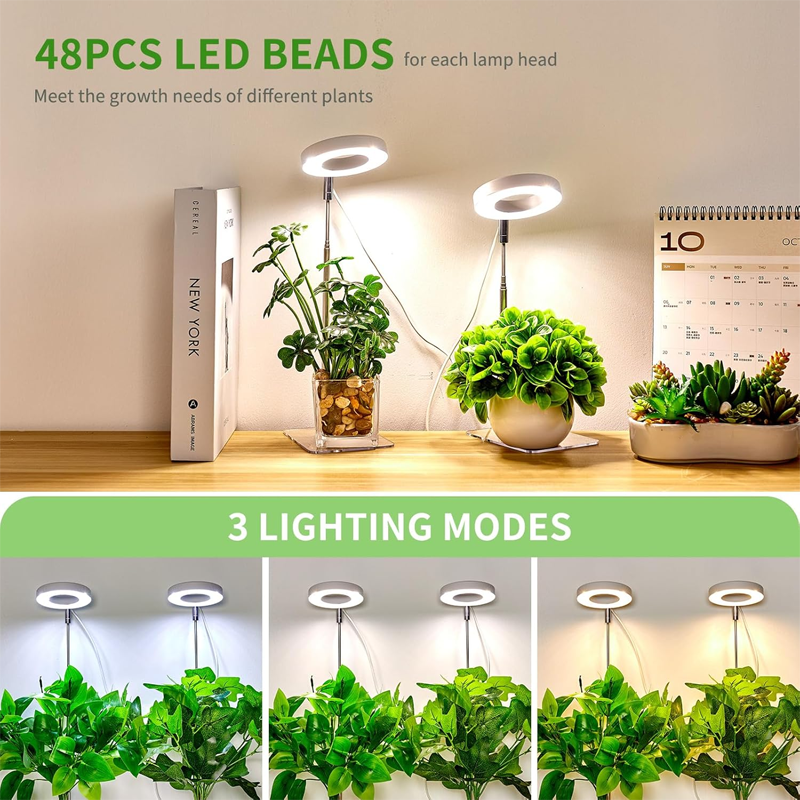 🌱💡 50% RABATT! LED-Engelsring-Pflanzenwachstumslampe – Vollspektrum, energieeffizient & mit einstellbarer Helligkeit für gesunde Pflanzen ✨