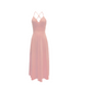 ✨V-Ausschnitt Maxikleid mit Spaghettiträgern und hohem Schlitz