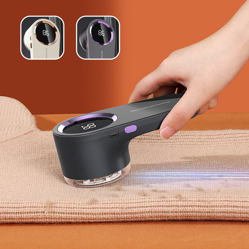 ⚡🧵 SPAREN SIE 50%! Elektrischer Fusselentferner mit intelligentem LED-Display – 3 Stufen, USB-C, für Kleidung & Stoffe