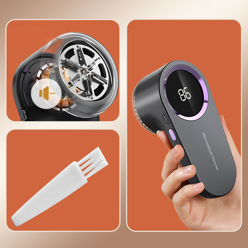⚡🧵 SPAREN SIE 50%! Elektrischer Fusselentferner mit intelligentem LED-Display – 3 Stufen, USB-C, für Kleidung & Stoffe