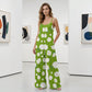 🌼50% RABATT !! ⏰Damen Jumpsuit mit Blumenmuster und weitem Bein