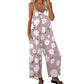 🌼50% RABATT !! ⏰Damen Jumpsuit mit Blumenmuster und weitem Bein