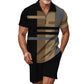 🔥 50% RABATT! Herren-Freizeit-Shirt & Shorts-Set mit Reißverschluss – Sportlich, bequem & perfekt für den Sommer 🏃‍♂️