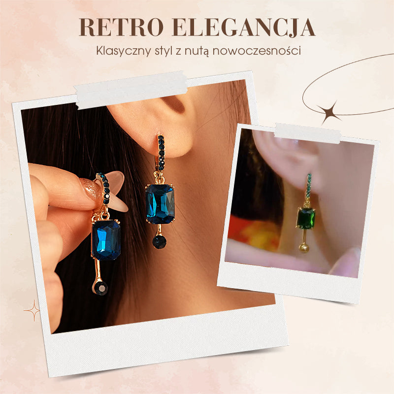 📢📢50% Rabatt  !!⏰Elegante Vintage-Tropfenohrstecker mit Synthetikdiamant – zeitlos, feminin & ideal für besondere Anlässe ✨