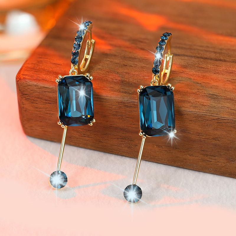 📢📢50% Rabatt  !!⏰Elegante Vintage-Tropfenohrstecker mit Synthetikdiamant – zeitlos, feminin & ideal für besondere Anlässe ✨