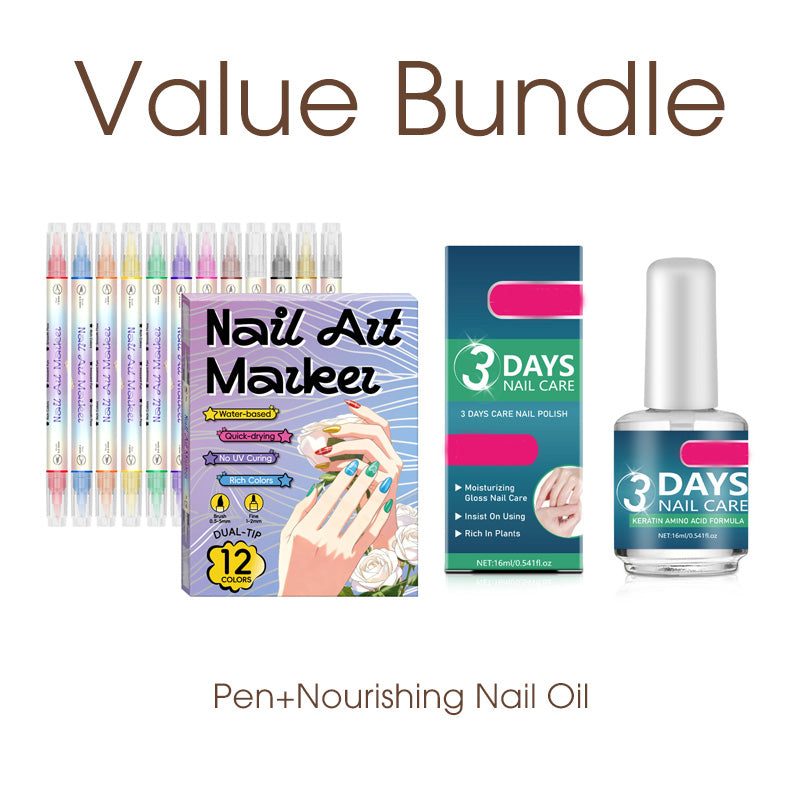 ✍️ 50% RABATT! 💅 Nageldesign-Pen mit 2-in-1 Spitze – Präzise Linien & Details – Ideal für zu Hause oder unterwegs – saubere, professionelle Nagelkunst ohne großen Aufwand ✨