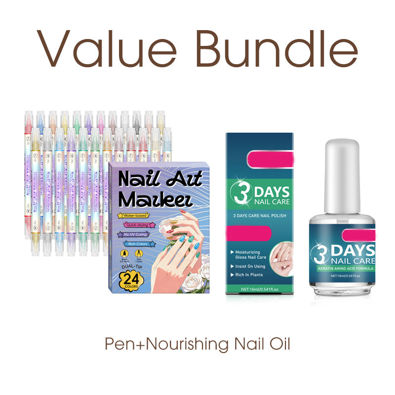 ✍️ 50% RABATT! 💅 Nageldesign-Pen mit 2-in-1 Spitze – Präzise Linien & Details – Ideal für zu Hause oder unterwegs – saubere, professionelle Nagelkunst ohne großen Aufwand ✨