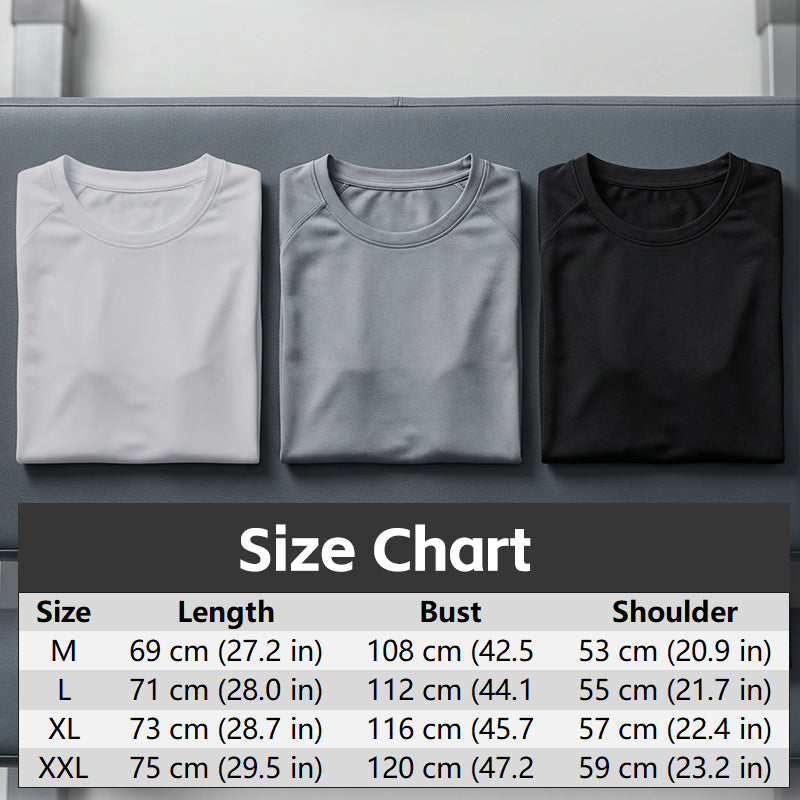👕⚡ 50% RABATT! 4er-Set Schnelltrocknendes Funktions-T-Shirts für Herren – Weiß, Grau, Blau, Schwarz | Atmungsaktiv & ideal für Sport & Alltag 🏃‍♂️
