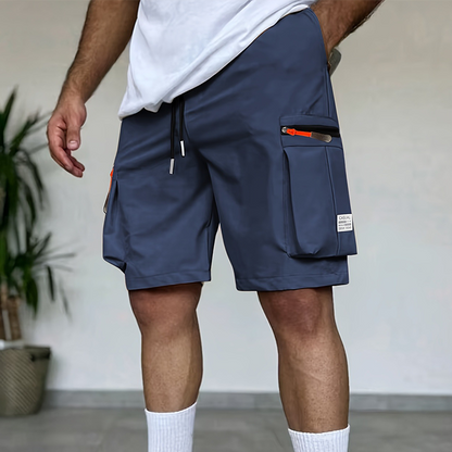 🩳 56% RABATT! 🏕️ Herren Cargo-Shorts mit Mehreren Taschen – Robuste Baumwolle, Elastischer Bund & Ideal Für Wandern, Reisen & Freizeitaktivitäten 🎒