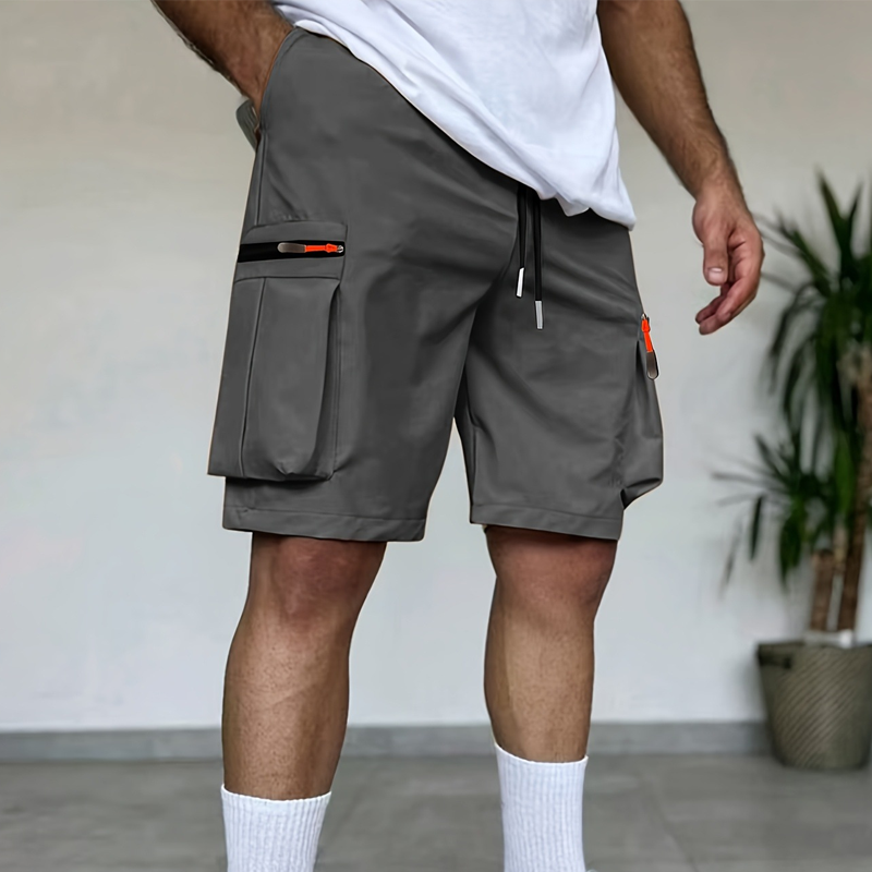 🩳 56% RABATT! 🏕️ Herren Cargo-Shorts mit Mehreren Taschen – Robuste Baumwolle, Elastischer Bund & Ideal Für Wandern, Reisen & Freizeitaktivitäten 🎒