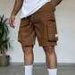 🩳 56% RABATT! 🏕️ Herren Cargo-Shorts mit Mehreren Taschen – Robuste Baumwolle, Elastischer Bund & Ideal Für Wandern, Reisen & Freizeitaktivitäten 🎒